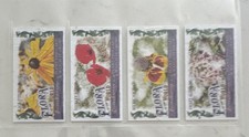 Topps Flora of the World Non-Sport Trading Cards Lot 4 Black-Eyed Susan Poppy