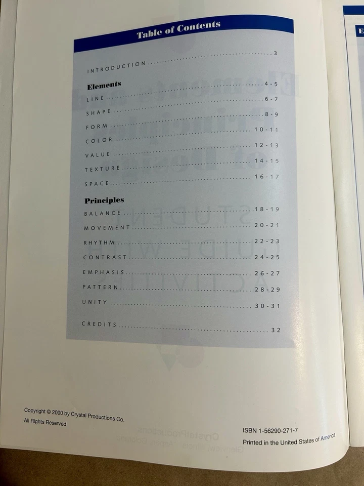 Art Elements Principles of Design Student Guide Activities -Mult. Copies Avail - Image 3 of 3