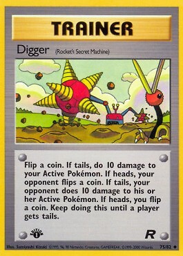 Pokemon Digger (75/83) Team Rocket LP