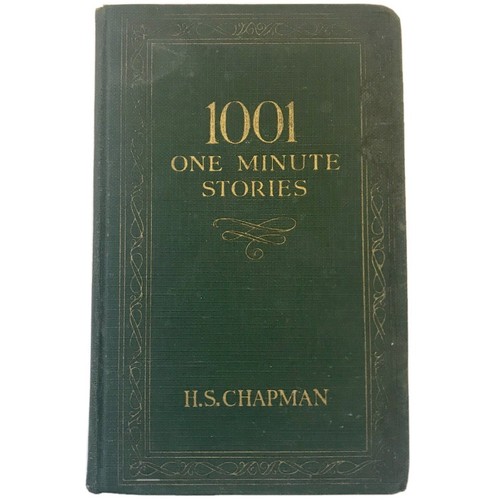 1001 One Minute Stories H.S. Chapman 1927 Hardcover Pocketbook size