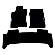 Car Floor Mats For Toyota Land Cruiser Waterproof Velour Auto Liners Black Rugs
