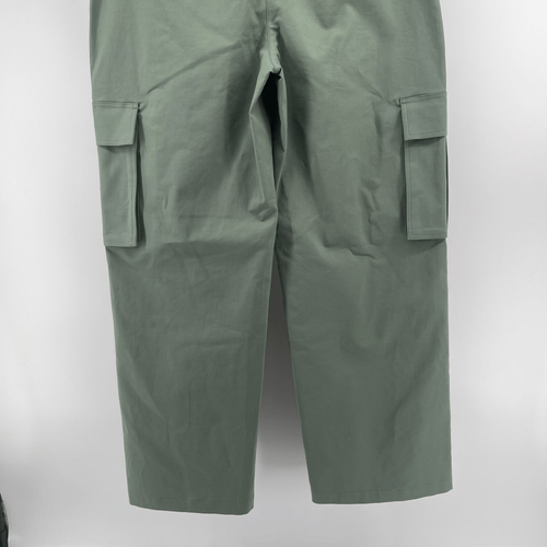 Nordstrom Women’s Green High Rise Cotton Cargo Pants Size 12 Straight Leg - Picture 9 of 14