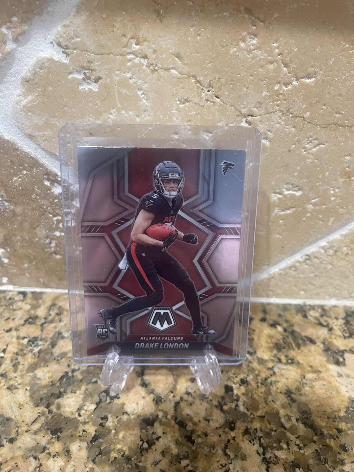 2022 Panini Mosaic - Rookies Silver Prizm #312 Drake London (RC)
