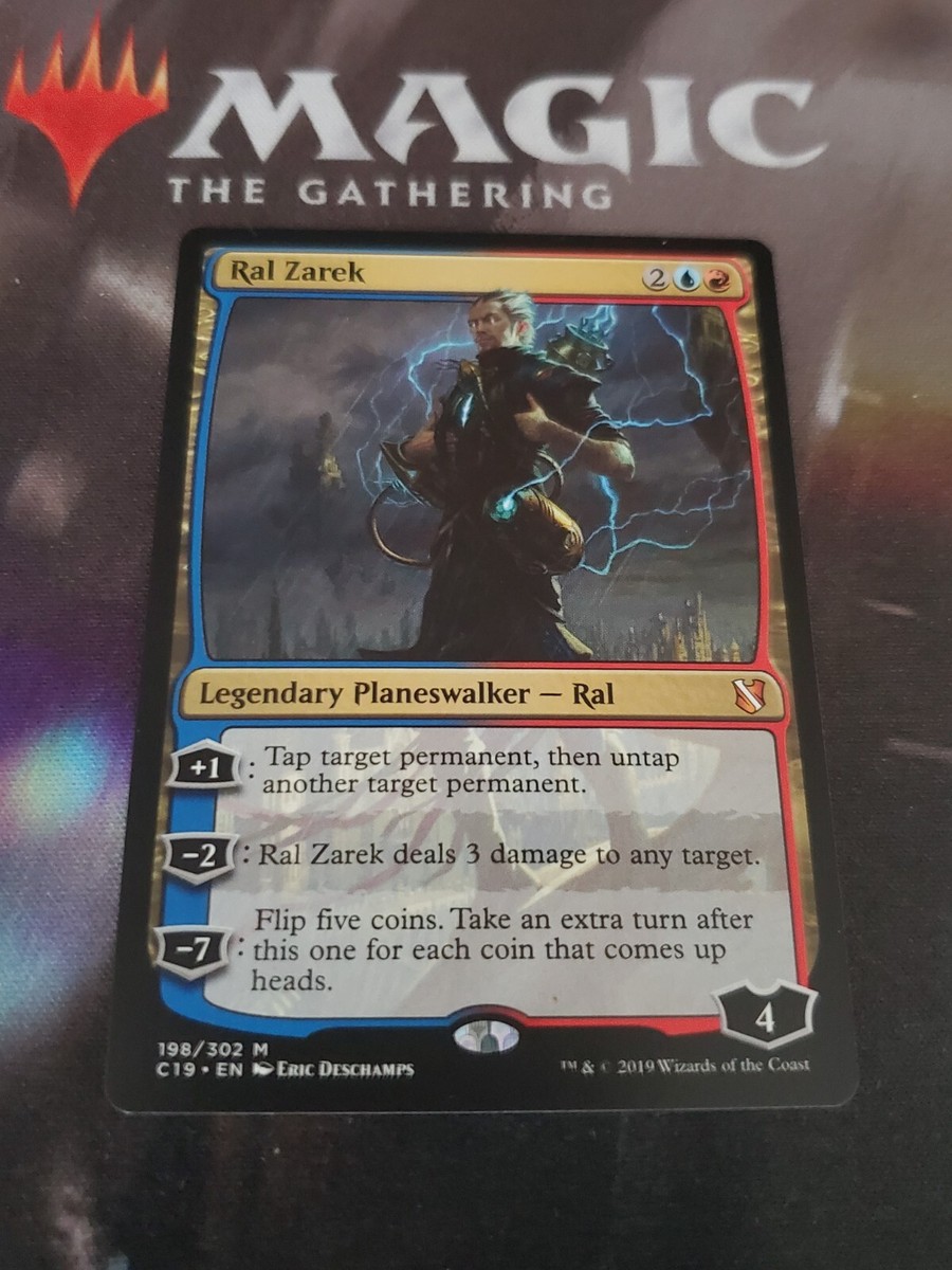 ral mtg cards MTG. Ral Zarek. Commander 2019. 198/302. Light Play