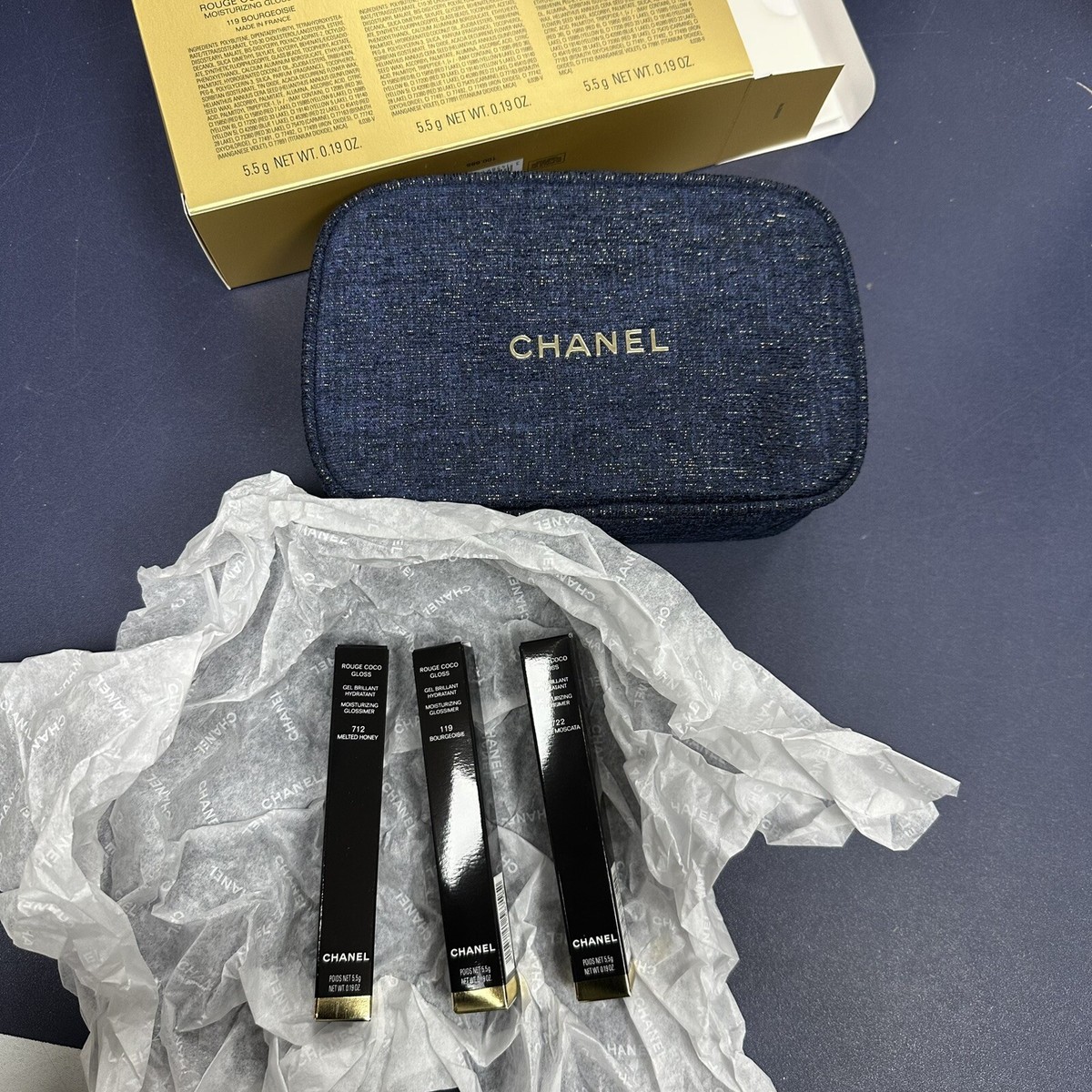 リップグロス CHANEL ALWAYS BRILLIANT LIPGLOSS TRIO CHANEL 2023 Holiday Beauty Set - Always Brilliant - Lip Trio | The