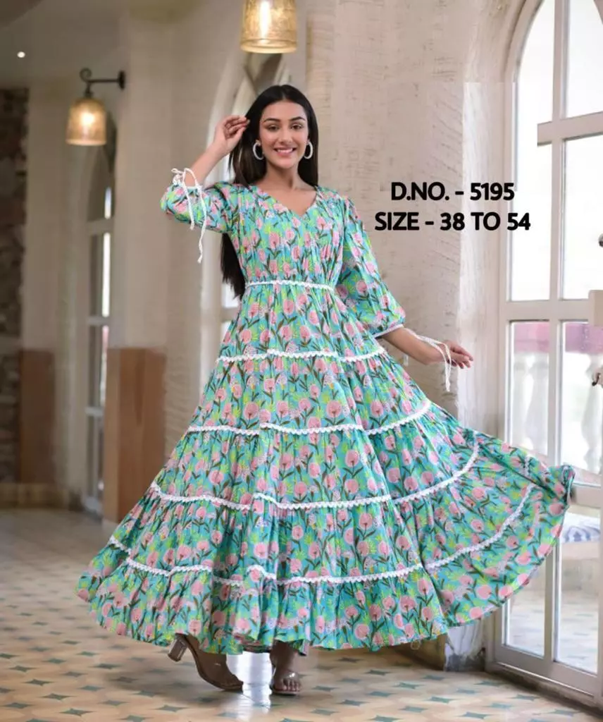 Suryajyoti Naishaa 32 Pure Cotton Printed Ethnic Wear Designer Dress  Material - The Ethnic World