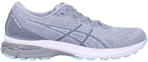 ASICS GT-2000 10 Mens Running Shoes Gray Red Blue Knit Sz  display picture 2