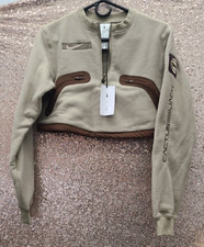 Nike x Travis Scott NRG Cactus Corp Cropped Pullover Fleece Crew, SZ: XSmall