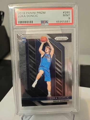 2018-19 Panini Prizm Luka Doncic RC PSA 9   #280