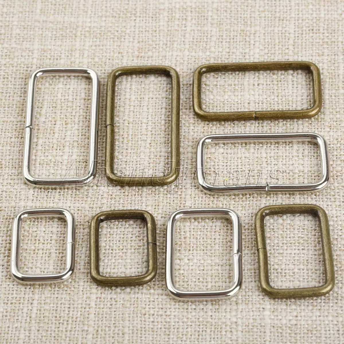 Metal square deals ring