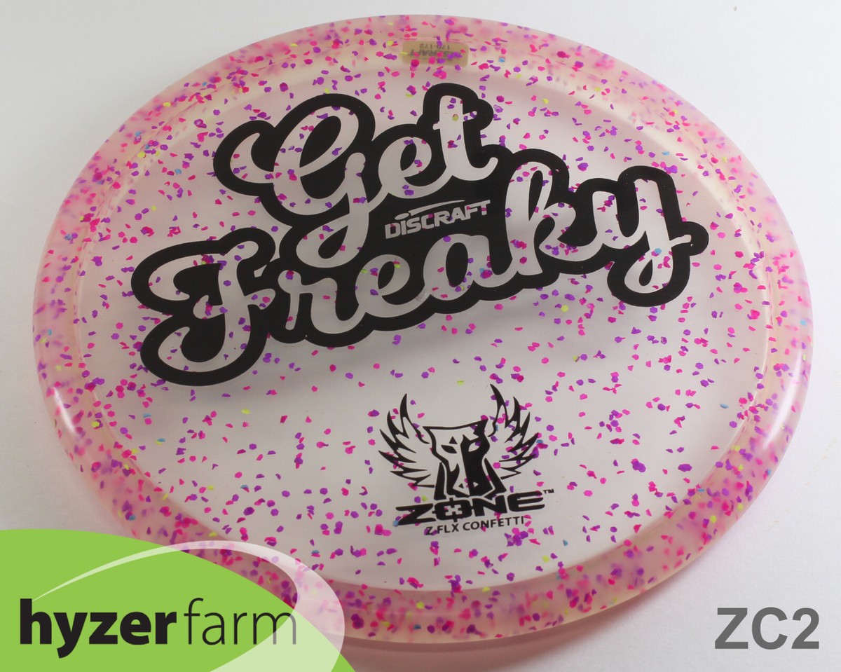Discraft GET FREAKY ZFLX CONFETTI ZONE *pick weight/color* Hyzer