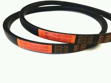 2 Genuine  Mitsuboshi   PTO Belts For Kubota T1600 Replaces P/N 66091-25090A