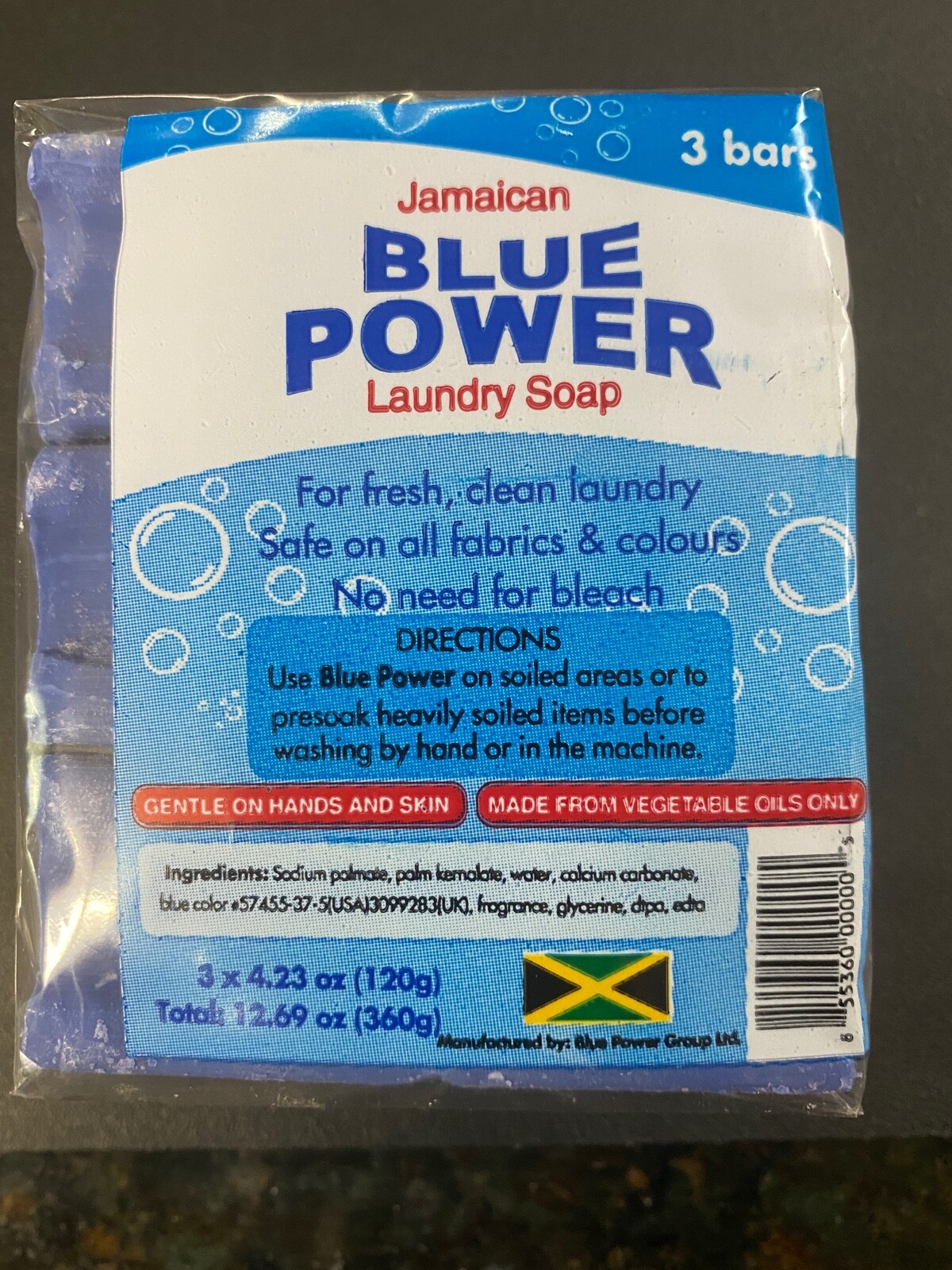 Jamaican Blue Power Laundry Cake Soap 4.23 Oz Pack of 3 855360000005 eBay
