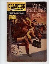 Gilberton Comics  Classics Illustrated The Invisible Man Book #153 1966  VF-