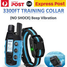 No-Shock 3300Ft Dog Training Collar with Remote Rechargeable Waterproof E Collar