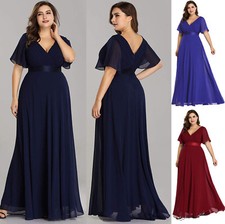 NEW Evening Formal Party Ball Gown Prom Bridesmaid Host Long Dress sz