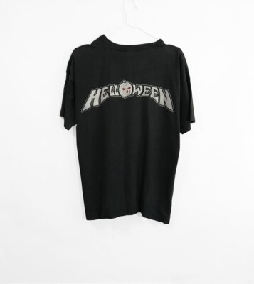 Vintage 90's Helloween T-shirt Heavy Metal Hard Rock Band