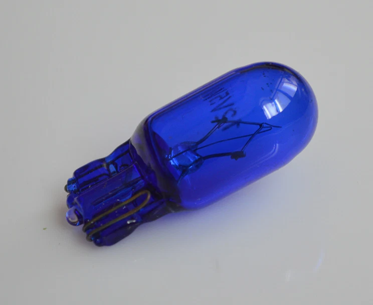 T10 W5W 5000K Super White Globe Front Park Head Light Bulb Glass Wedge Base - Image 2 of 4