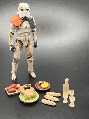 CUSTOM DINNER FOOD lot for 3.75 '' FIGURE STAR WARS GI JOE DIORAMA 1:18 (G47)