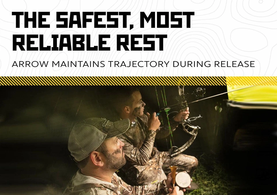 Trophy Ridge Power Shot Whisker Biscuit Arrow Rest Archery Compound Bow - Image 4 of 4