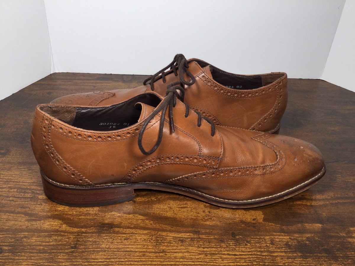 Florsheim Castellano Wingtip Mens Dress Shoes Brown 14137-257 Size 15 EEE Wide Florsheim 17919 100% Leather Young Men main image 3