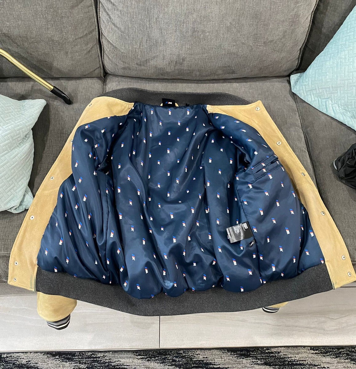 KITH x BMW SUEDE BOMBER JACKET SIZE M | eBay