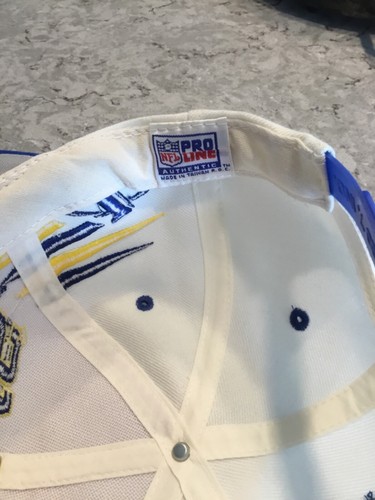 Vintage Los Angeles Rams Logo Athletic NFL ProLine Diamond Snapback - Picture 6 of 8