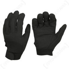 Black Gloves - Outdoor Work Army Military Padded Airsoft Tactical All Sizes New