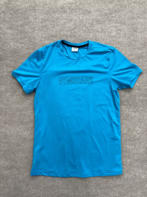 gymshark mesh athletic workout compression shirt