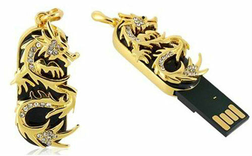 Kristall USB Sticks 8-64GB Drache, Katze, Fische, Violine, Löwe, Pfau, Eule u.a. - Bild 20 von 43