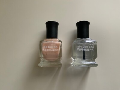 deborah lippmann gel lab pro nail polish BASE & TOP COAT 2pc.