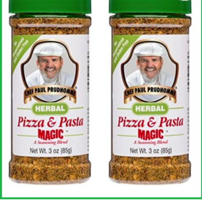 2-Pack Chef Paul Prudhomme s Herbal Pizza & Pasta Magic Seasoning Blend 3.0 oz
