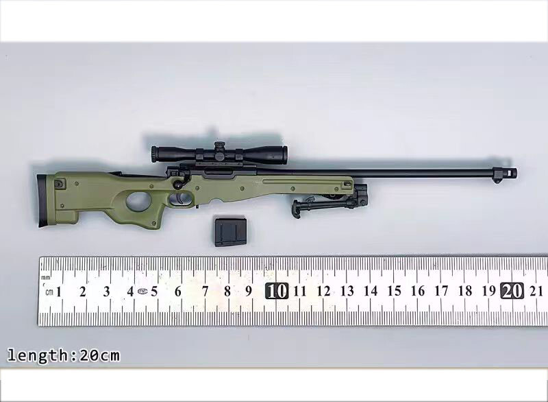 1/6 Scale L96A1 Sniper Rifle Model Plastic for 12