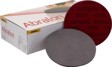 Mirka Abralon 150mm 6" P3000 Grit 20x HookNLoop Foam Fine Finishing Discs pads