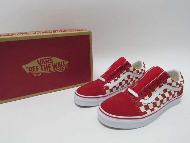 red old skool vans womens