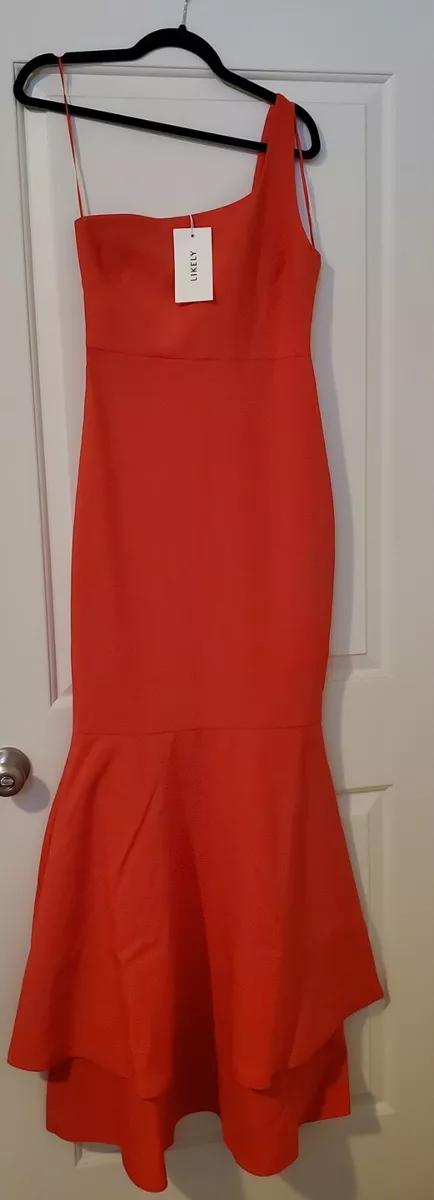Likely red cheap gown