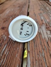 Faria Boat trim up/down gauge Part # GP971125 white 2