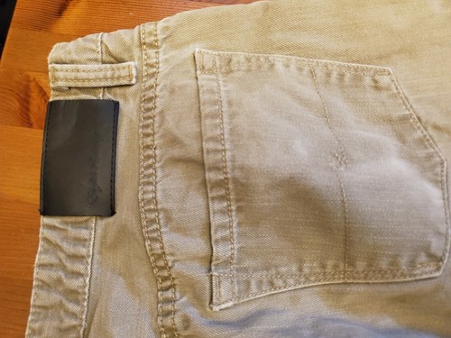 ENGLISH LAUNDRY TAN STRAIGHT LEG WASHED JEANS Talla 34 X 32 - Imagen 4 de 8