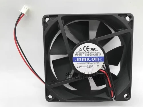 1PCS JAMICON JF0825S2H-R 8025 DC24V 0.15A 8CM 2-Pin inverter cooling fan