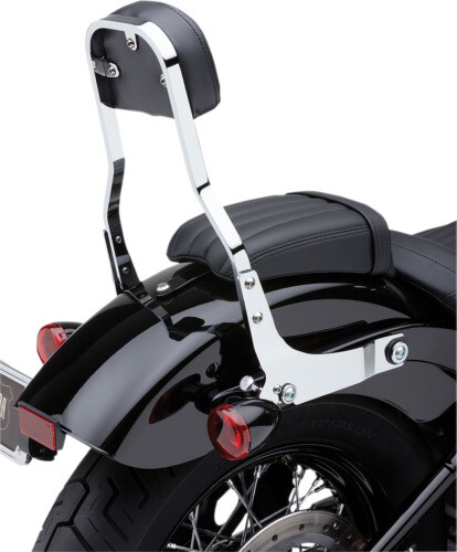 suzuki: Flame Motorcycle Rear Passenger Backrest Sissy Bar with Pad For 2005-2009 Suzuki