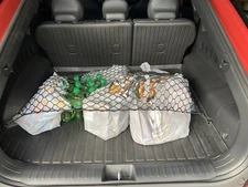 Rear Trunk Floor Style Organizer Mesh Web Cargo Net for KIA EV6 2022-2026 New
