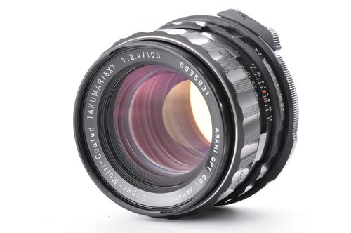 Pentax 6x7 TTL early / Super Multi Coated Takmar 105mm f/2.4 Excellent+ Y0940 - Picture 14 of 24