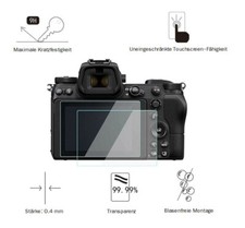 Nikon Z6 Z7 0.4 mm Adhesion Display Protection Glass Film LC7697