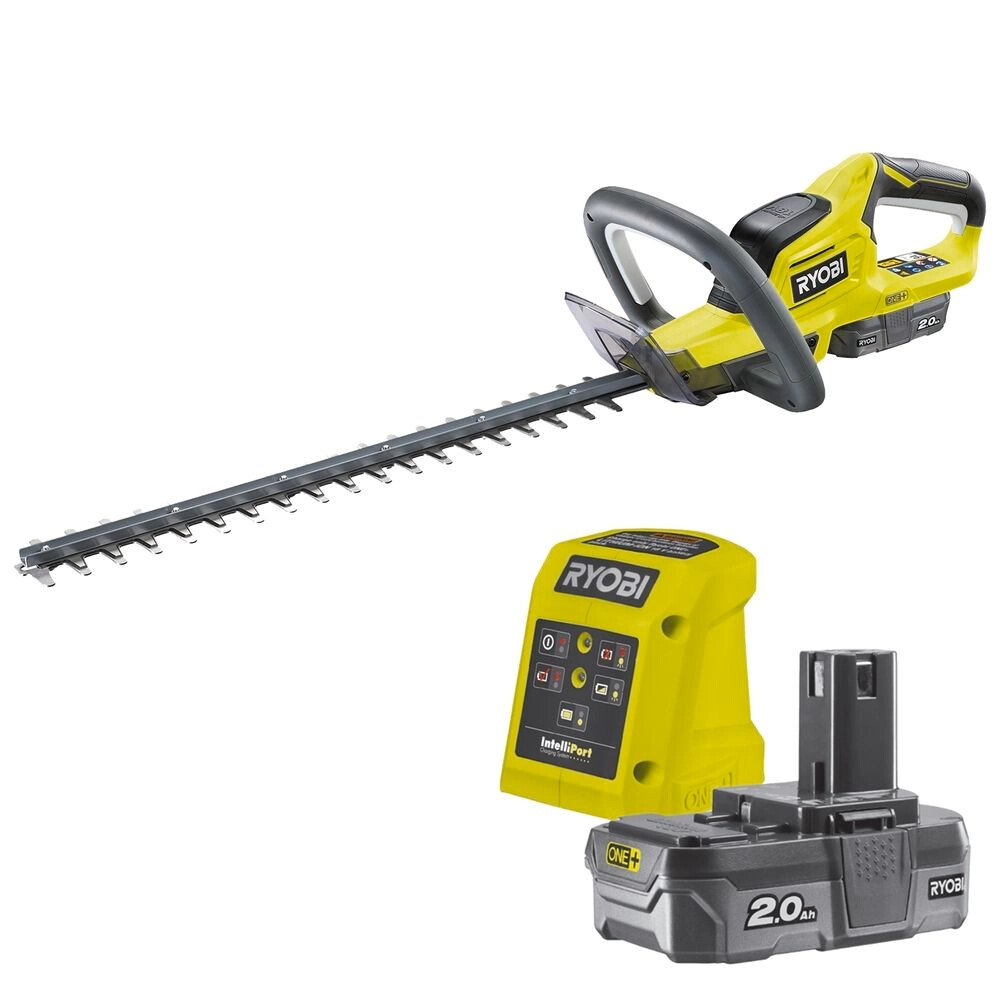 Ryobi 18V 2.0Ah Cordless Hedge Trim Kit 2.0Ah battery and 1.5A charger ...