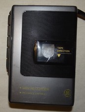 Vintage GE Cassette Recorder With Mic 3-5353B Works