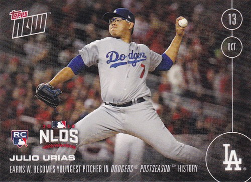 2016 Topps Now 576 Julio Urías