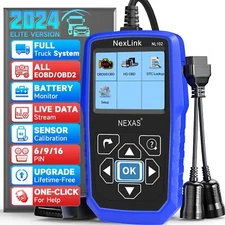 NEXAS NL102 Heavy Duty Diesel Truck Diagnostic Tool OBD2 Scanner HD Code Reader