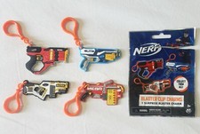 4 NEW Hasbro NERF Collectable BLASTER CLIP CHARMS Blind Bag COMPLETE Set LOT