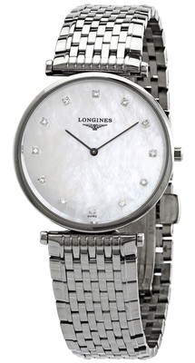 Longines La Grande Classique Stainless Steel Diamond Womens Watch L4.709.4.88.6