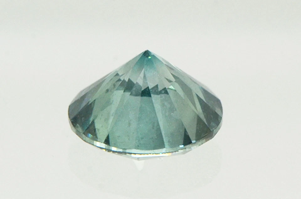 Round Shape Diamond Fancy Green Color Natural Loose Enhanced VVS2 1.06 Carat - Image 4 of 4